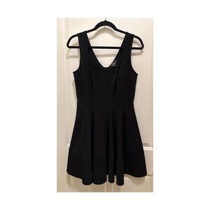Lulu's Classic Black Mini Dress